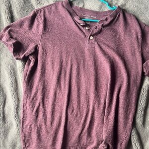 American Eagle Outfitters Purple Short Sleeve Tee